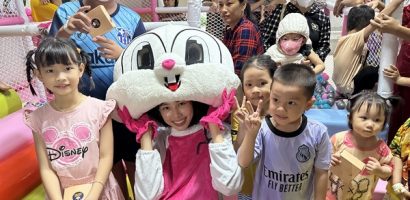 Thùy Tiên hoàn thành sân chơi thứ 3 tại bệnh viện nhi