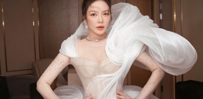 Lý Nhã Kỳ diện trang sức 1 tỷ trình diễn áo cưới