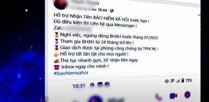 Lời cảnh báo: Cảnh giác với các dịch vụ hỗ trợ rút bảo hiểm xã hội 1 lần trên mạng