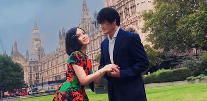 Hà Phương ‘nhắng nhít’ bên nam tài tử Thái San
