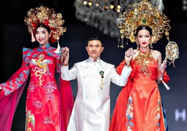 Ngọc Quyên, Trúc Diễm lộng lẫy trong áo dài của NTK Ngô Nhật Huy