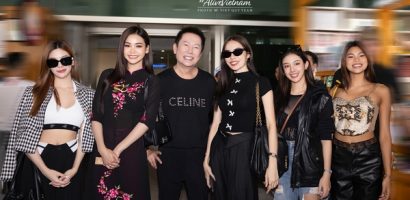 Dàn người đẹp Miss Grand Thailand được fans vây kín khi đến Việt Nam