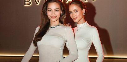 Như Vân e ấp bên Hồ Ngọc Hà khi tham dự sự kiện thời trang quốc tế