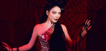 Lý Nhã Kỳ hóa thân thành minh tinh Megan Fox, Black Widow chơi Halloween