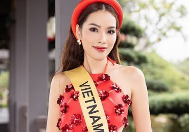 Lê Hoàng Phương diện áo yếm, tham gia phỏng vấn kín tại Miss Grand International 2023