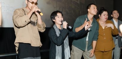 Tuấn Trần và Hạo Khang cùng beatbox và đọc rap tặng khán giả