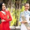 Hơn 70 hoa hậu quốc tế đọ sắc trong áo dài của NTK Ngô Nhật Huy
