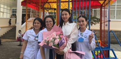 Thuỳ Tiên trao tặng khu vui chơi cho các bệnh viện tại 4 tỉnh Tây Nguyên