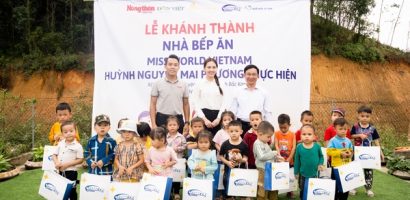 Hoa hậu Mai Phương hoàn thành dự án nhân ái tại Bắc Kạn