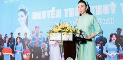 Hoa hậu Thuỳ Tiên rạng rỡ tại Hội nghị Chữ thập đỏ – Trăng lưỡi liềm đỏ châu Á – Thái Bình Dương