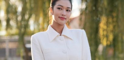 Hoa hậu Thiên Ân ra dáng ‘tổng tài’ trong chuyến công tác dài tại Đức