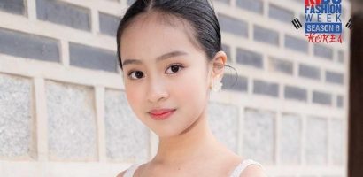 Vẻ trong trẻo, đáng yêu của Hoa hậu nhí Vũ Lê Thư tại Hàn Quốc