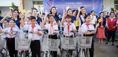 Top 55 Miss Cosmo Vietnam 2023 hào hứng tham gia hoạt động thiện nguyện tại Long An