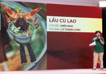 Lẩu Cù Lao, Mắm Ba Khía xuất hiện trong trang phục dân tộc
