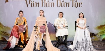 Đạo diễn Hoàng Nhật Nam cùng dàn hậu làm cố vấn phần thi Trang phục văn hoá dân tộc