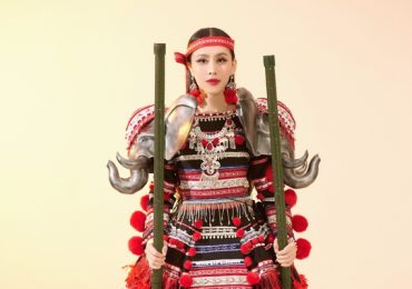 Ngọc Hằng cưa đôi cà kheo trước đêm thi National Costume
