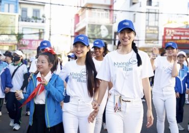 Hoàng Nhung nổi bật trong các hoạt động tại Hoa hậu Hoàn vũ Việt Nam 2023