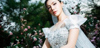 Minh Tú diện áo cưới sau công bố cầu hôn người yêu
