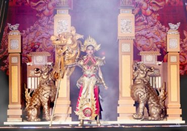 Thiết kế lấy cảm hứng từ hình tượng Nghê gây ấn tượng tại Hoa hậu Hoàn vũ Việt Nam 2023
