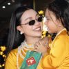 Mẹ con Trà Ngọc Hằng ‘lên đồ’ đón Tết