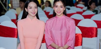 Tiểu Vy và Thanh Thuỷ trao yêu thương cho người lao động có hoàn cảnh khó khăn