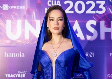 Lê Hoàng Phương khoe nhan sắc thăng hạng trên thảm đỏ ‘Ngôi sao của năm 2023’
