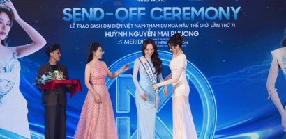 Hoa hậu Mai Phương chính thức nhận sash đại diện Việt Nam chinh chiến tại Miss World lần thứ 71