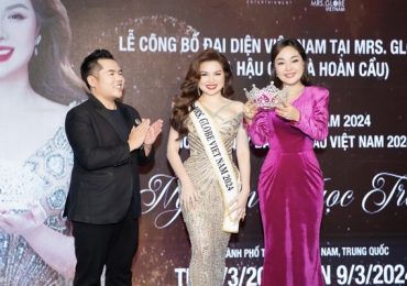 Hoa hậu Hoàng Thanh Nga tài trợ vương miện cho Mrs Globe Vietnam 2024