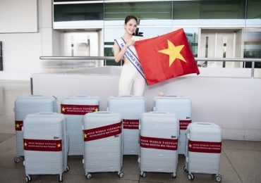 Hoa hậu Mai Phương mang 140kg hành lý đến Miss World lần thứ 71