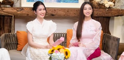 Á hậu Phương Anh bị Hoa hậu Lương Thuỳ Linh ‘bóc phốt’ quên mang nhẫn cho chồng
