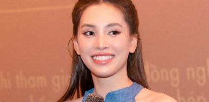 Hoa hậu Tiểu Vy xuất hiện với nhan sắc ngọt ngào tại cinetour phim ‘Mai’
