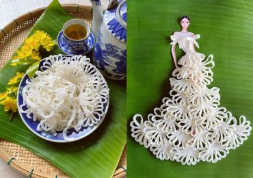 Mứt Tết quê hương được NTK Nguyễn Minh Công biến hóa thành thời trang