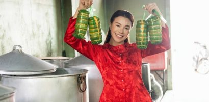 Trà Ngọc Hằng về Cần Thơ thăm lò bánh tét trứ danh, tất bật bán mùa Tết 2024