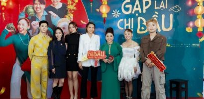 Dàn diễn viên ‘Gặp lại chị bầu’ xuất hiện cùng loạt nghệ sĩ Việt tại buổi ra mắt phim