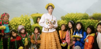 Nguyễn Minh Công và ‘nàng thơ’ Thuý Hằng chụp ảnh thời trang cùng em bé vùng cao