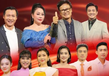 NSƯT Cao Minh chấm thi cùng ca sĩ Đông Đào trong chương trình ‘Dấu ấn Việt’