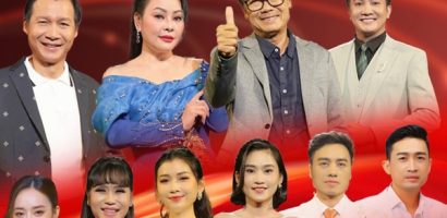 NSƯT Cao Minh chấm thi cùng ca sĩ Đông Đào trong chương trình ‘Dấu ấn Việt’