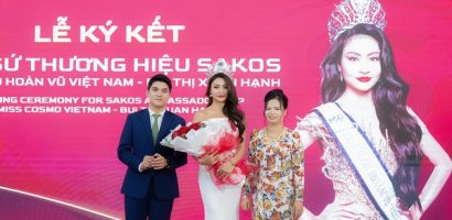 Hoa hậu Bùi Xuân Hạnh trở thành đại sứ thương hiệu của SAKOS