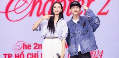 Double2T bất ngờ đến fan meeting của Hoa hậu Thuỳ Tiên