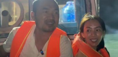 Thu Trang – Tiến Luật hết hồn với trải nghiệm câu mực giữa biển