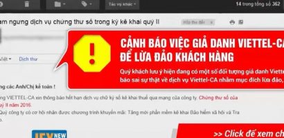 Lời cảnh báo: Bẫy lừa gia hạn chữ ký số
