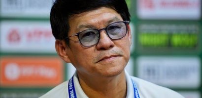 HLV Vũ Tiến Thành: ‘HAGL đang nỗ lực trụ hạng lại bị cướp bàn thắng’