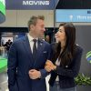 Minh Tú và chồng Tây xuất hiện tình tứ tại hội nghị triển lãm Breakbulk Europe