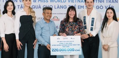 Hoa hậu Ý Nhi đi từ thiện cùng Miss World 2024, Mr World 2019