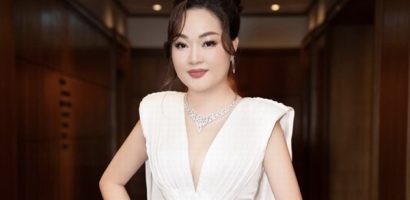Hoa hậu Hoàng Thanh Nga xinh đẹp tựa nữ thần khi xuất hiện tại Miss Grand Vietnam 2024