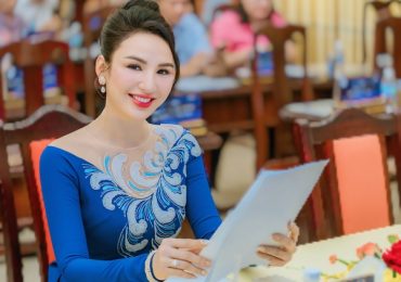 Hoa hậu Ngọc Diễm về quê làm đại sứ
