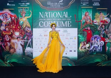 Hoa hậu Lê Hoàng Phương biến hình trên thảm đỏ National Costume MGVN 2024