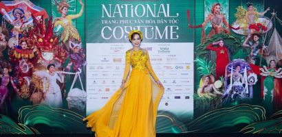 Hoa hậu Lê Hoàng Phương biến hình trên thảm đỏ National Costume MGVN 2024