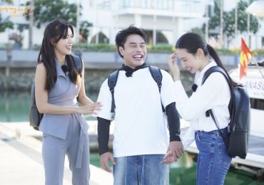 Lê Dương Bảo Lâm đầm mình dưới mưa to vượt thử thách cùng Minh Tú, Thùy Tiên