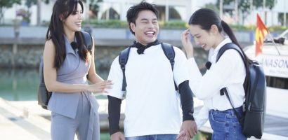 Lê Dương Bảo Lâm đầm mình dưới mưa to vượt thử thách cùng Minh Tú, Thùy Tiên